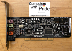 Asus Xonar DG LI6CM8786 REV. 1.01 PCI Sound Card