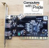 Apollo SD-FW6306-3I PCI to 1394a Card