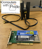 Linksys WMP54GX4 Wireless-G Adapter with SRX400 IEEE 802.11b/g PCI & Antenna