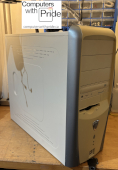 Beige With Grey Trim ATX Mid-Tower Computer Case