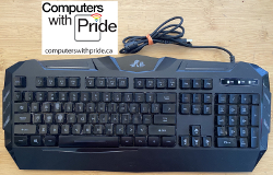 Rii RK900 Wired Mechanical Gaming 7-Colours LED Backlit Keyboard