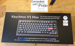 Keychron V1 Max QMK/VIA Wireless Custom Mechanical Keyboard - Black