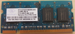 DDR2 512MB PC2-4200s-444