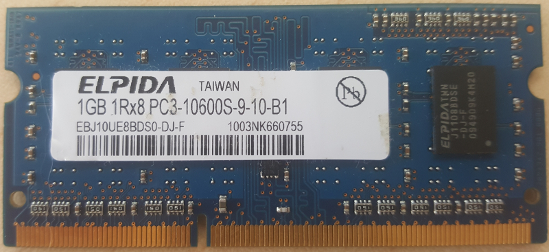 DDR3 1GB PC3-10600S