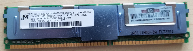 DDR2 1GB PC2-4200U-444