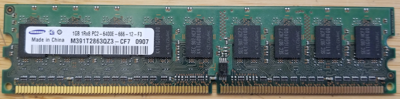 DDR2 1GB PC2-6400E-666