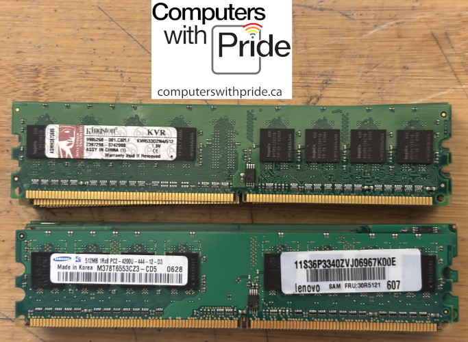 PC2-4200 (DDR2-533) 512MB Desktop Memory