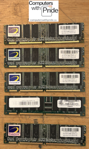 PC-133 SDRAM 512MB ECC Memory