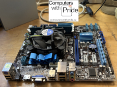Asus P7H55-M REV. 2.01G Micro ATX Motherboard With CPU and Memory